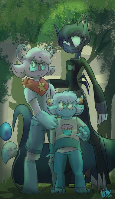 18.01.25, art trade (characters not mine)